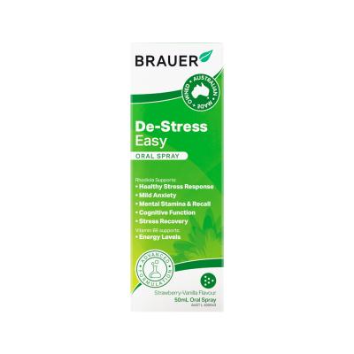 Brauer De-Stress Easy Oral Spray Strawberry-Vanilla 50ml